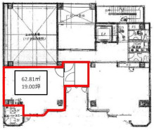 ｵﾌｨｽﾆｭｰｶﾞｲｱｾﾚｽ赤坂門№19の補足画像1